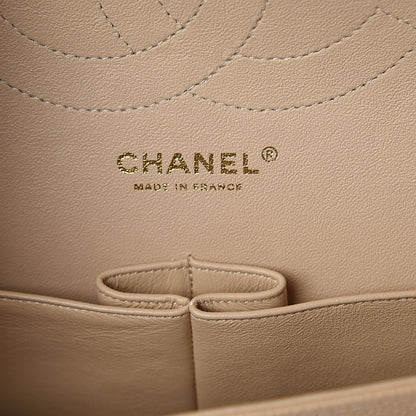 Chanel Caviar Quilted Jumbo Double Flap Beige Clair 5 of 9