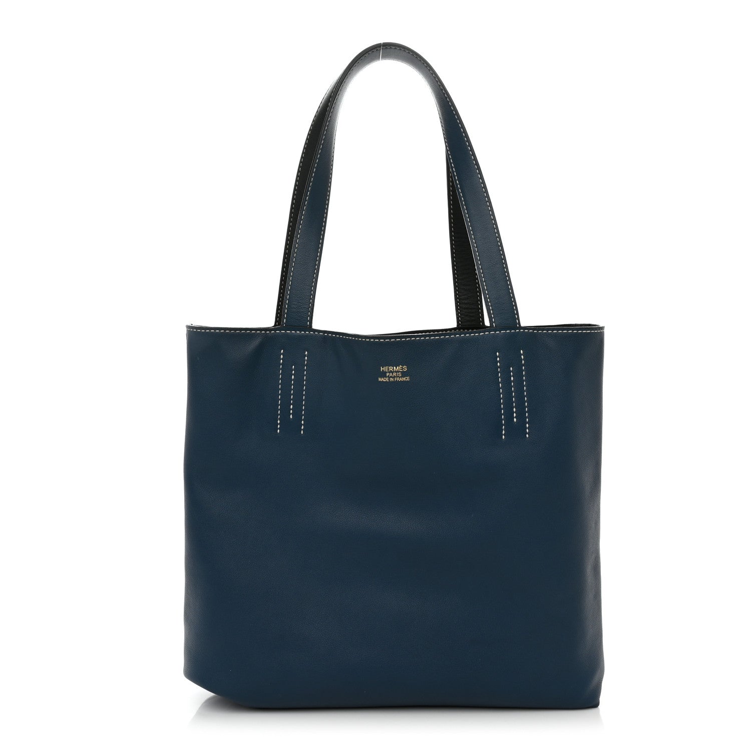 Hermes Sikkim Double Sens 30 Reversible Tote Indigo Colvert 1 of 11