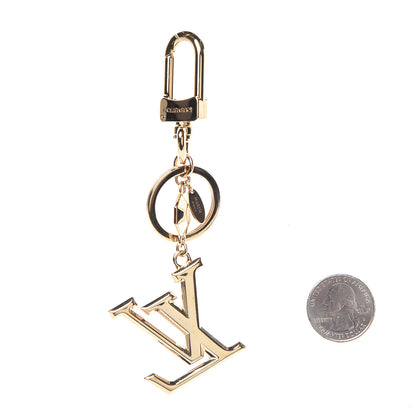Louis Vuitton LV Facettes Bag Charm Key Holder Gold 2 of 6