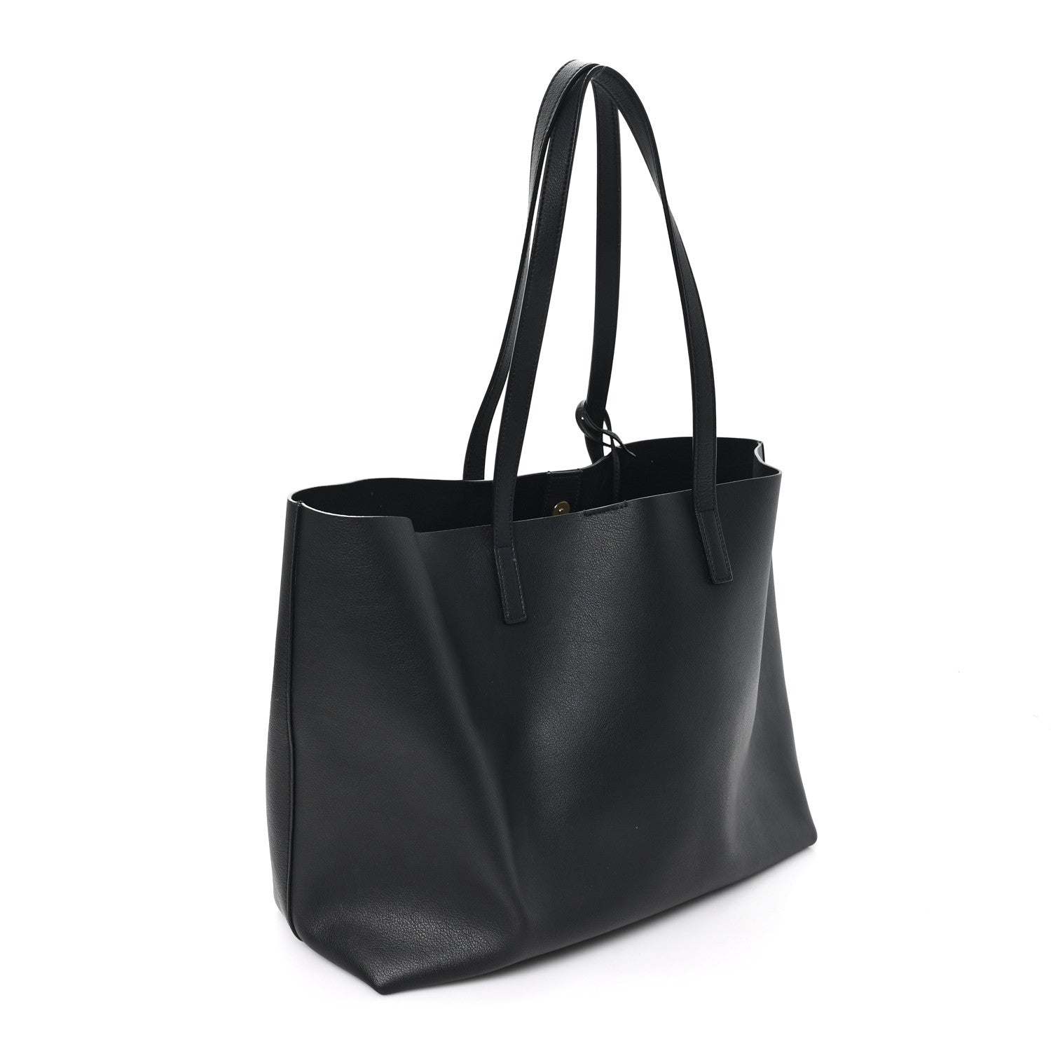 Saint Laurent Calfskin Large Shopping Tote Black 4 of 11