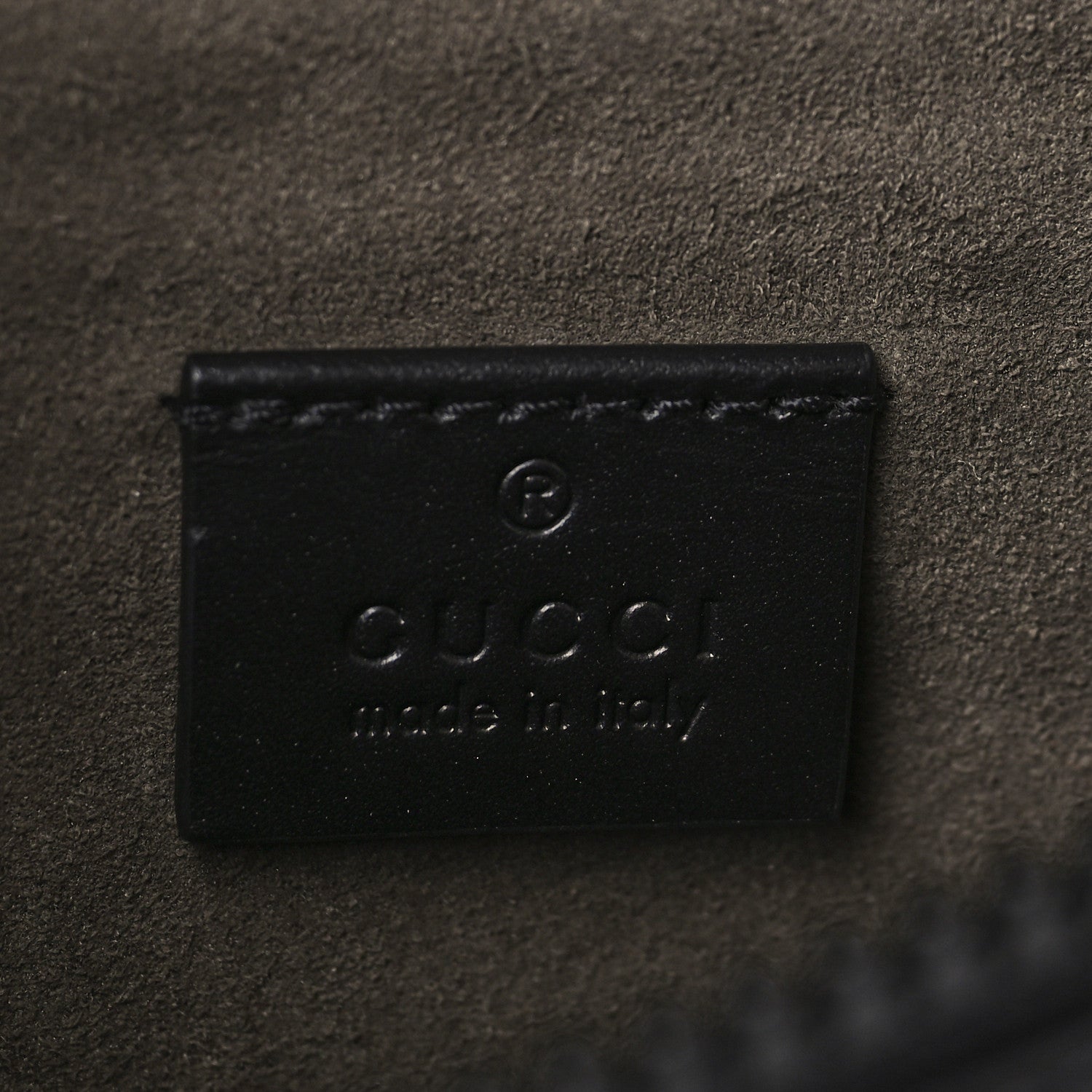 Gucci GG Supreme Monogram Belt Bag Black 6 of 9