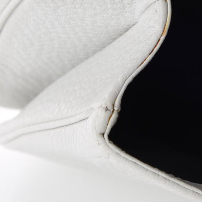Gucci Pebbled Calfskin Web Blondie Flap White 12 of 23