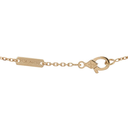 Van Cleef & Arpels 18K Yellow Gold Vintage Alhambra Pendant Necklace 4 of 5