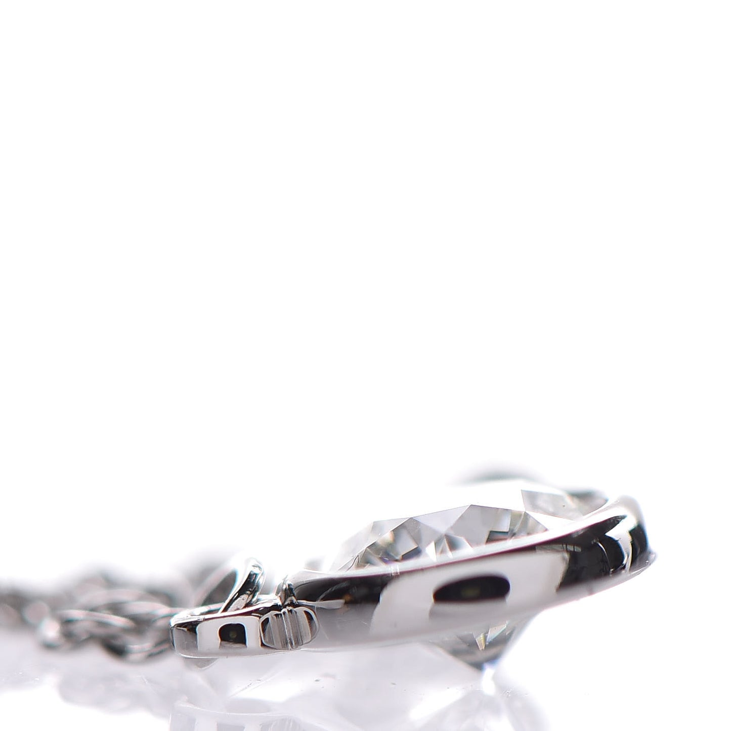 Platinum Diamond .27ct Elsa Peretti Diamonds by the Yard Pendant Necklace