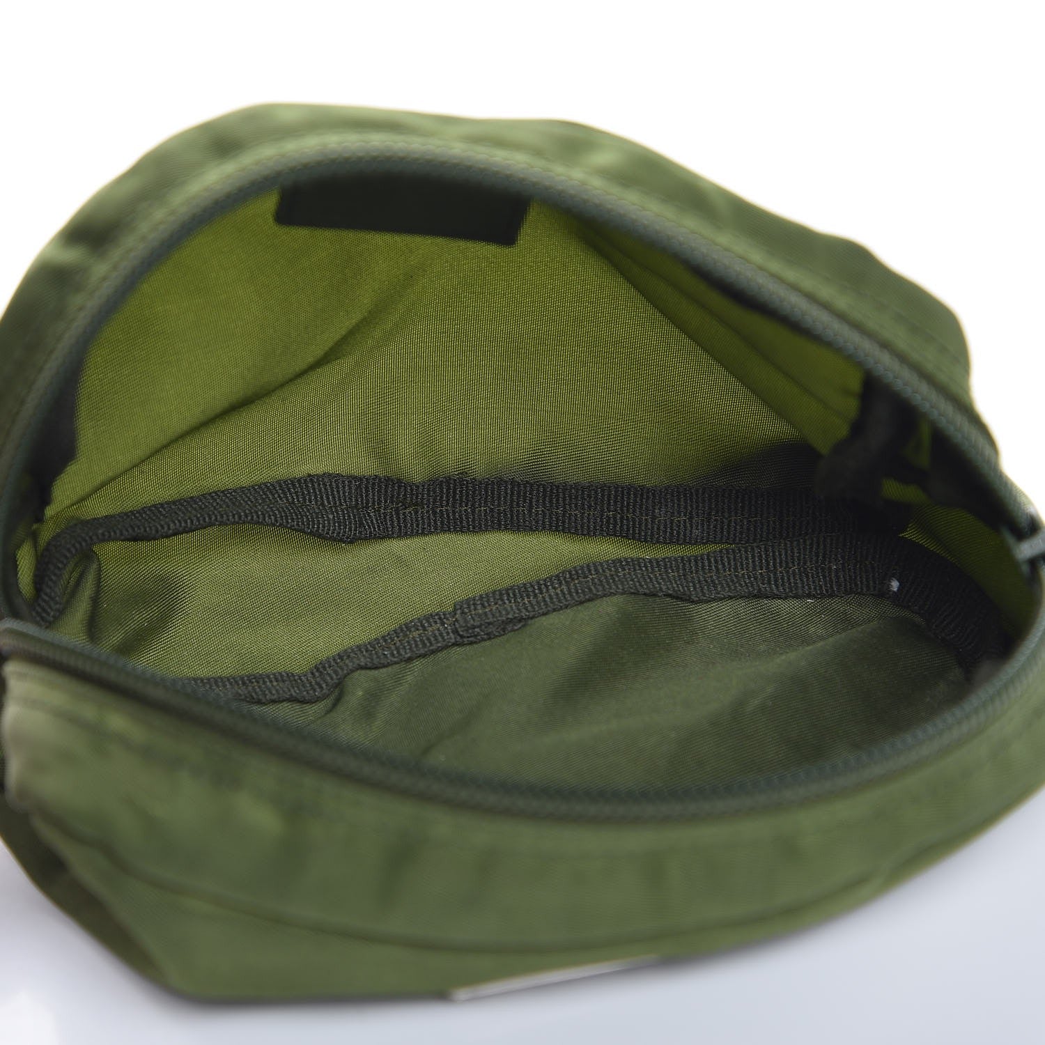 Prada Nylon Vela Cosmetic Pouch Army 5 of 8