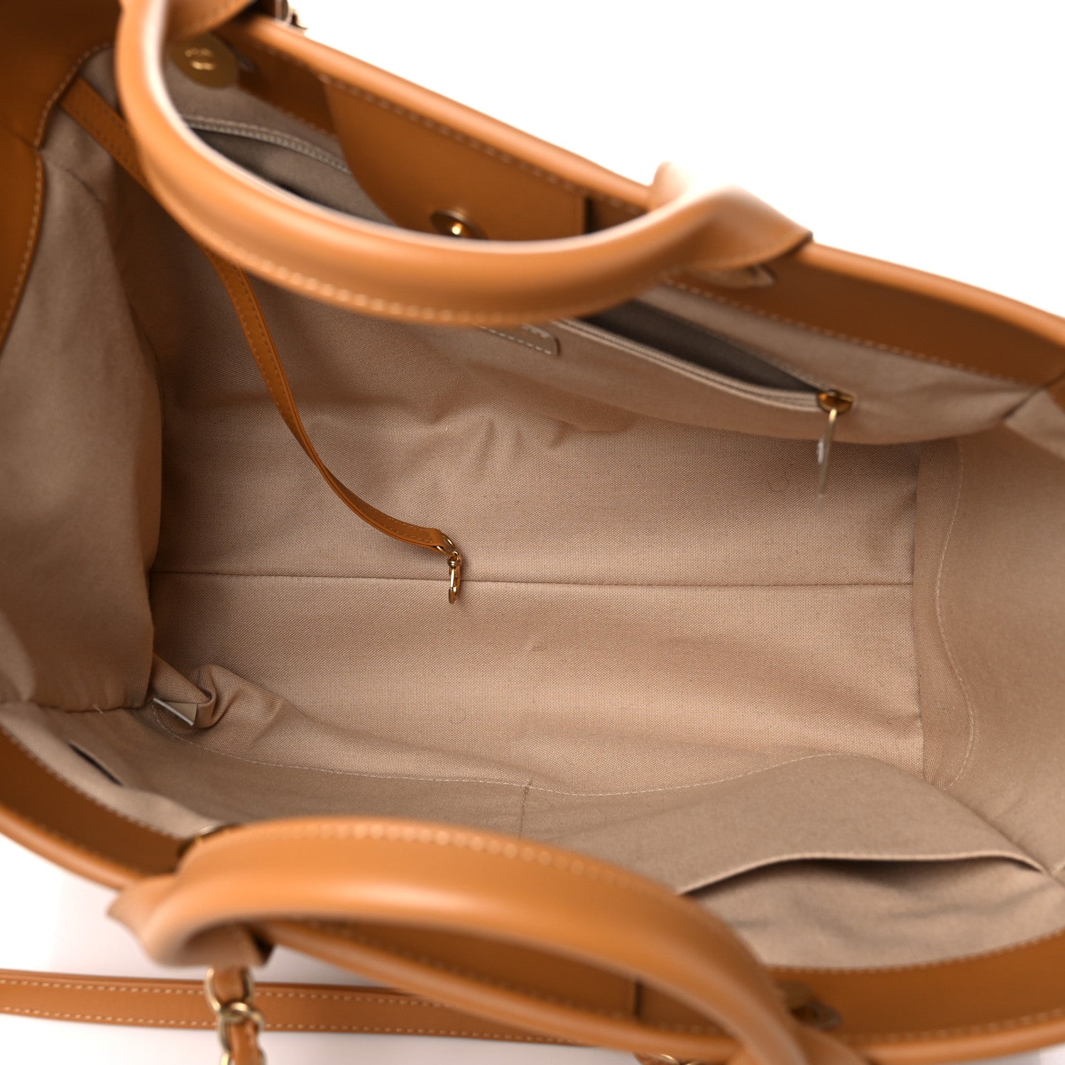 Chanel Calfskin Medium Deauville Tote Brown 5 of 10