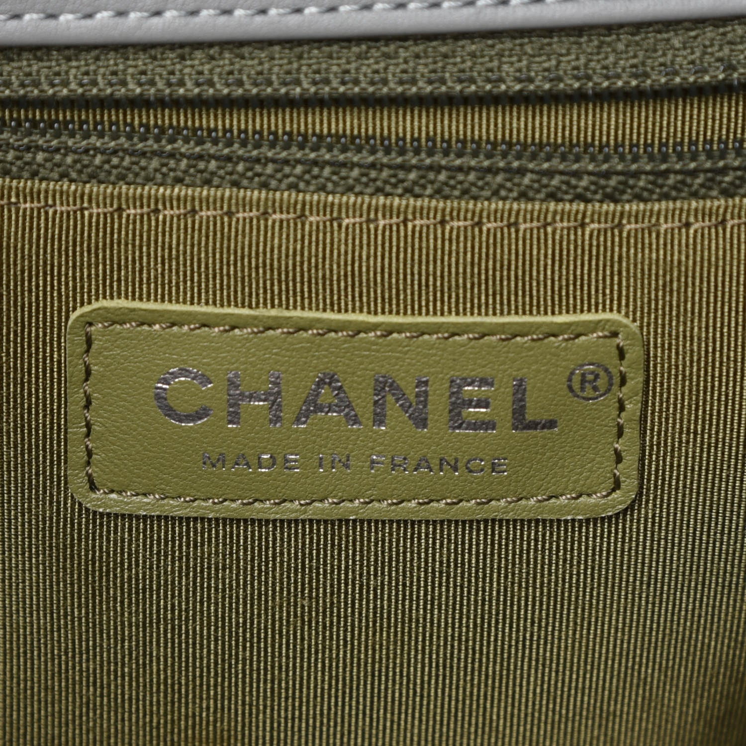 Chanel Calfskin Quilted New Medium Boy Flap Grey 6 of 13