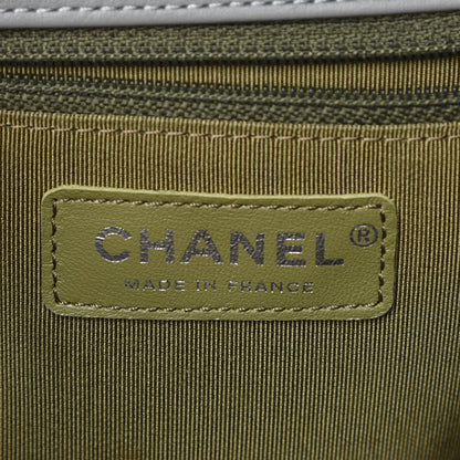 Chanel Calfskin Quilted New Medium Boy Flap Grey 6 of 13