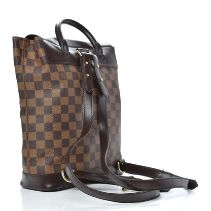 Louis Vuitton Damier Ebene Soho Backpack 2 of 9