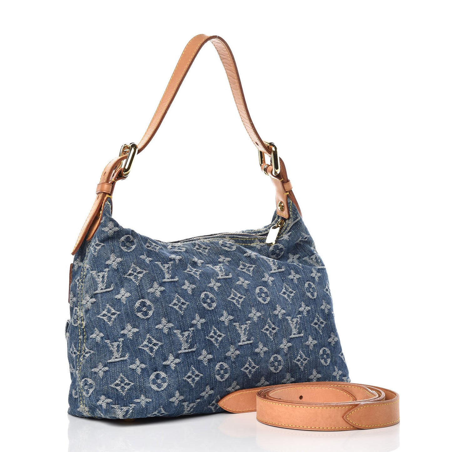 Monogram Denim Baggy PM Blue