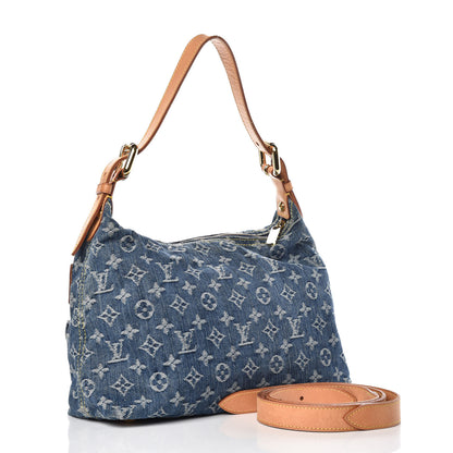 Louis Vuitton Monogram Denim Baggy PM Blue 3 of 13