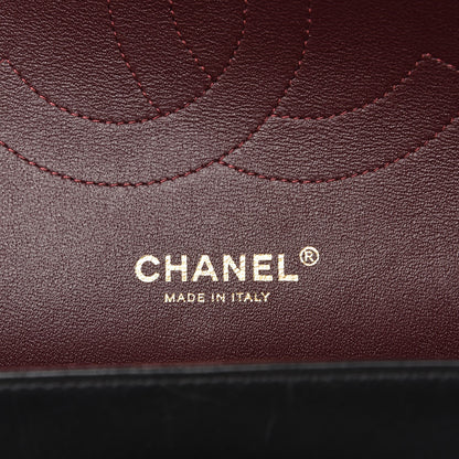 Chanel Lambskin Quilted Jumbo Double Flap Black 6 of 8