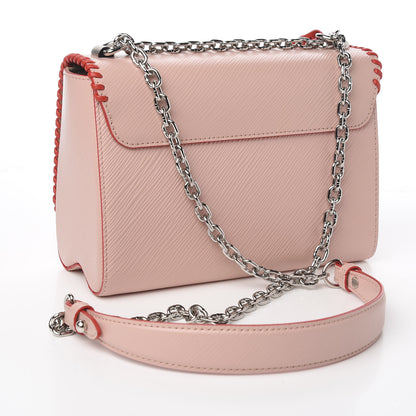 Louis Vuitton Epi Flower Twist Shoulder Bag MM Rose Ballerine 2 of 10