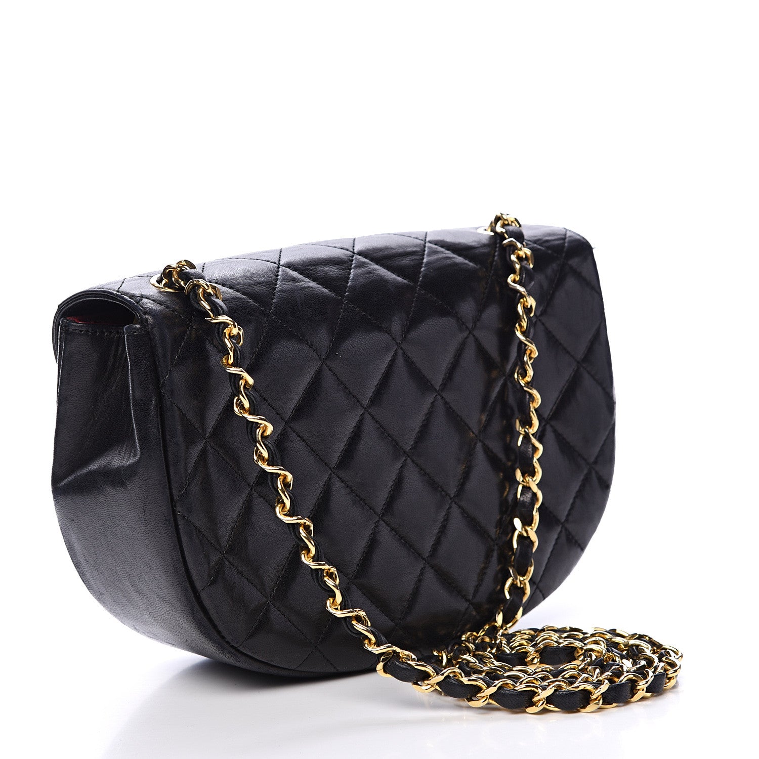 Chanel Lambskin Quilted Small Single Flap Black 2 of 21