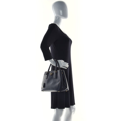 Prada Saffiano Small Galleria Double Zip Tote Black 2 of 16
