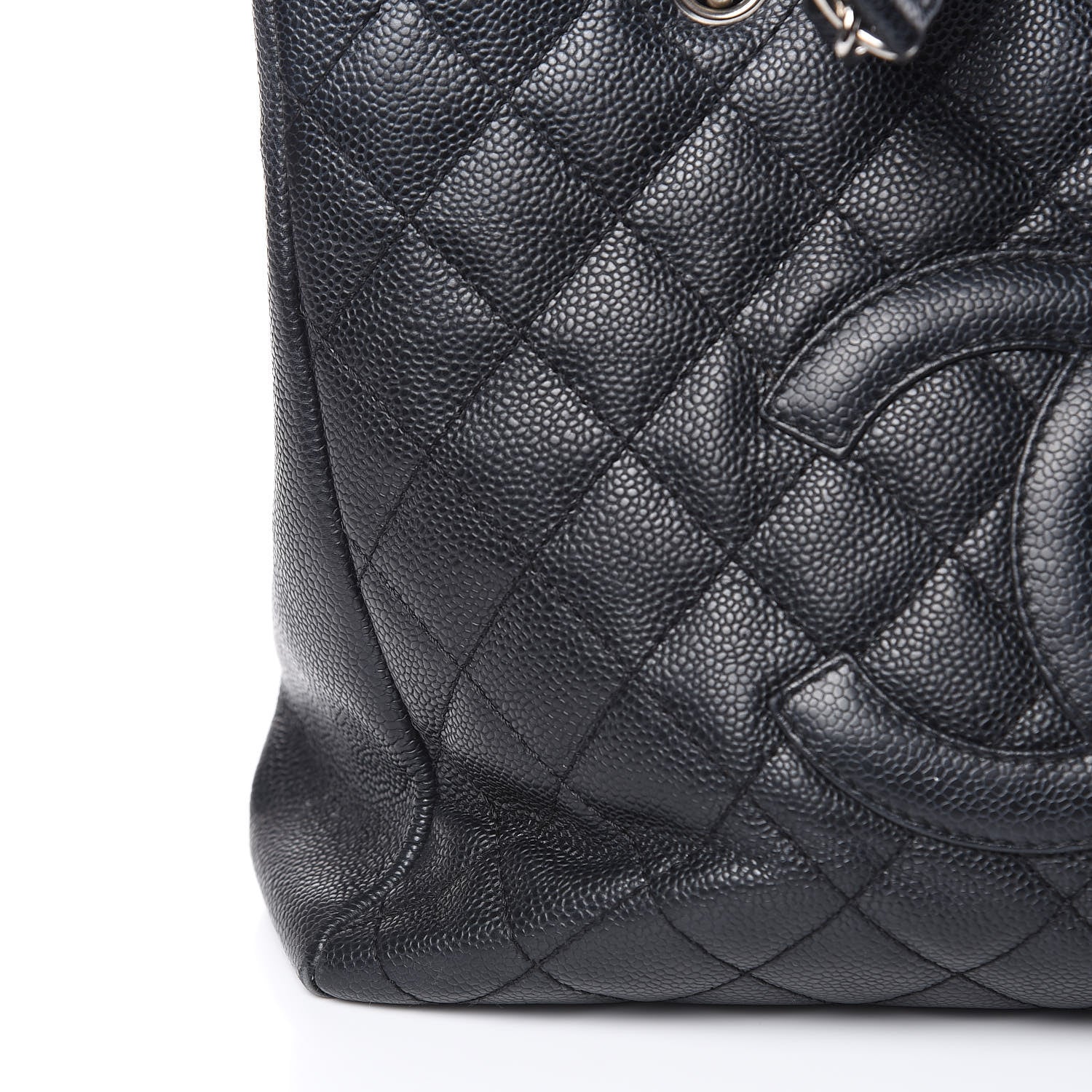 Chanel Caviar Quilted Grand Shopping Tote GST Black 13 of 26
