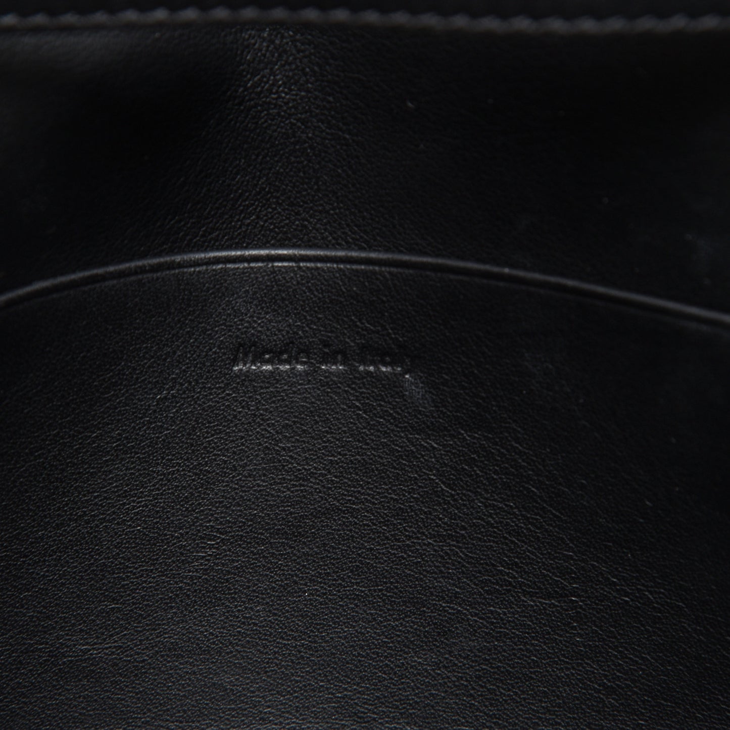 Smooth Lambskin Frame Evening Chain Clutch Black White