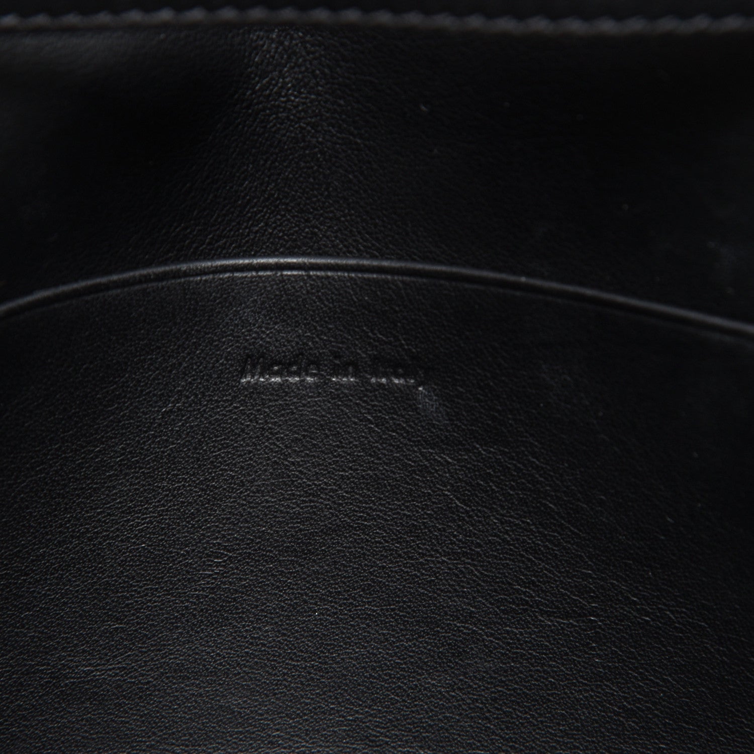 Celine Smooth Lambskin Frame Evening Chain Clutch Black White 8 of 11