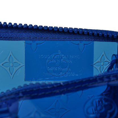 Louis Vuitton PVC Monogram Keepall Bandouliere 50 Blue 6 of 8