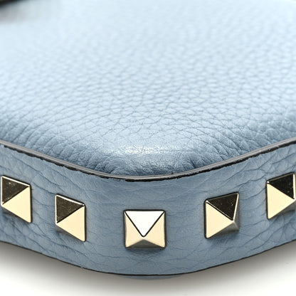 Valentino Garavani Grained Calfskin Rockstud Crossbody Phone Case Niagara 7 of 8