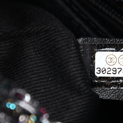 Chanel Tweed Sequin Mini Coco Handle Flap Black 7 of 11