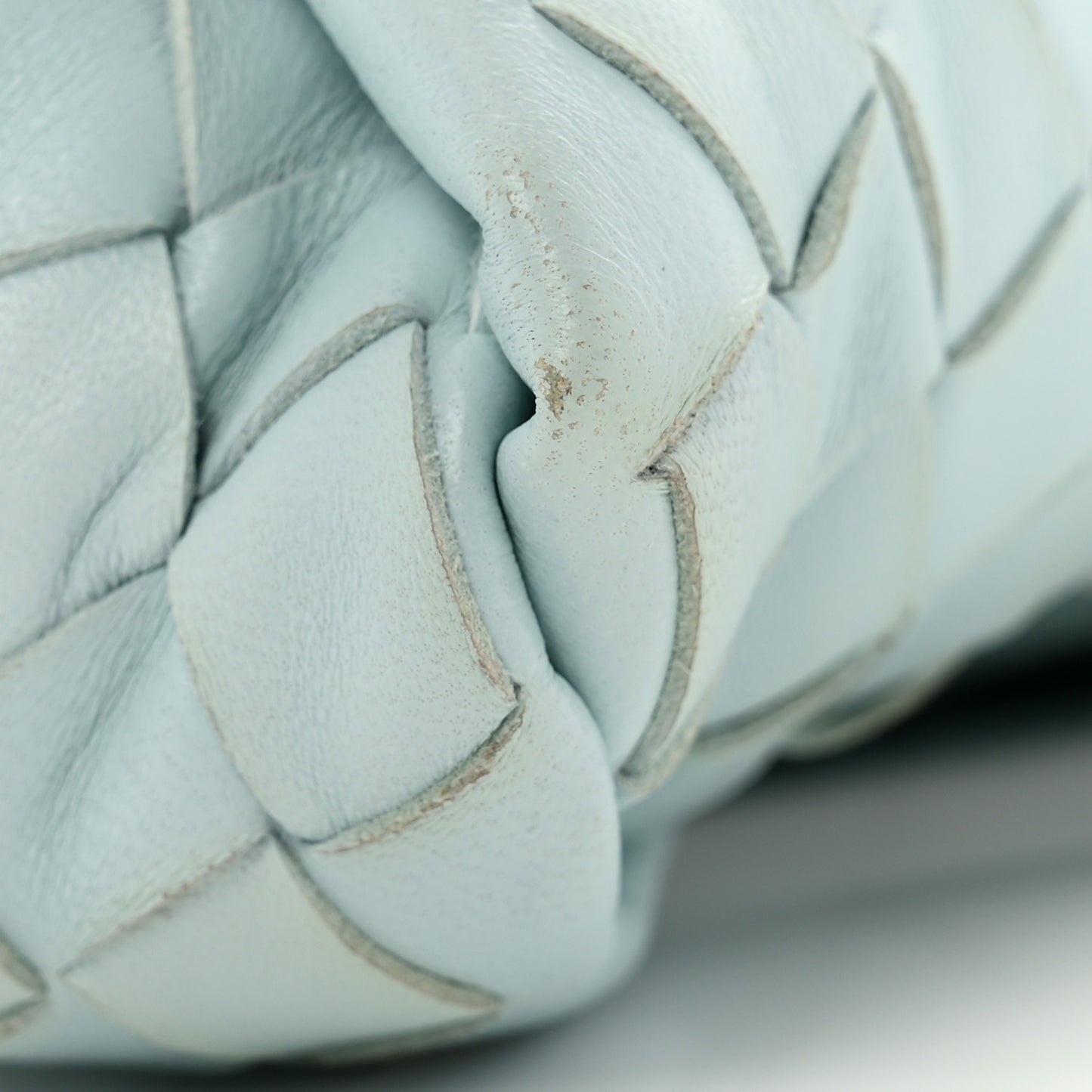 Nappa Intrecciato Teen Jodie Hobo Teal Washed