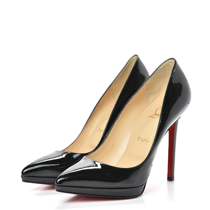 Christian Louboutin Patent Pigalle Plato 120 Pumps 38.5 Black 3 of 12