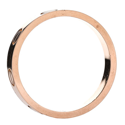 Cartier 18K Pink Gold 3.5mm LOVE Wedding Band Ring 48 4.5 6 of 6