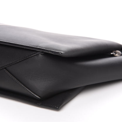 Celine Supple Natural Calfskin Tri-Fold Clutch Black 6 of 11