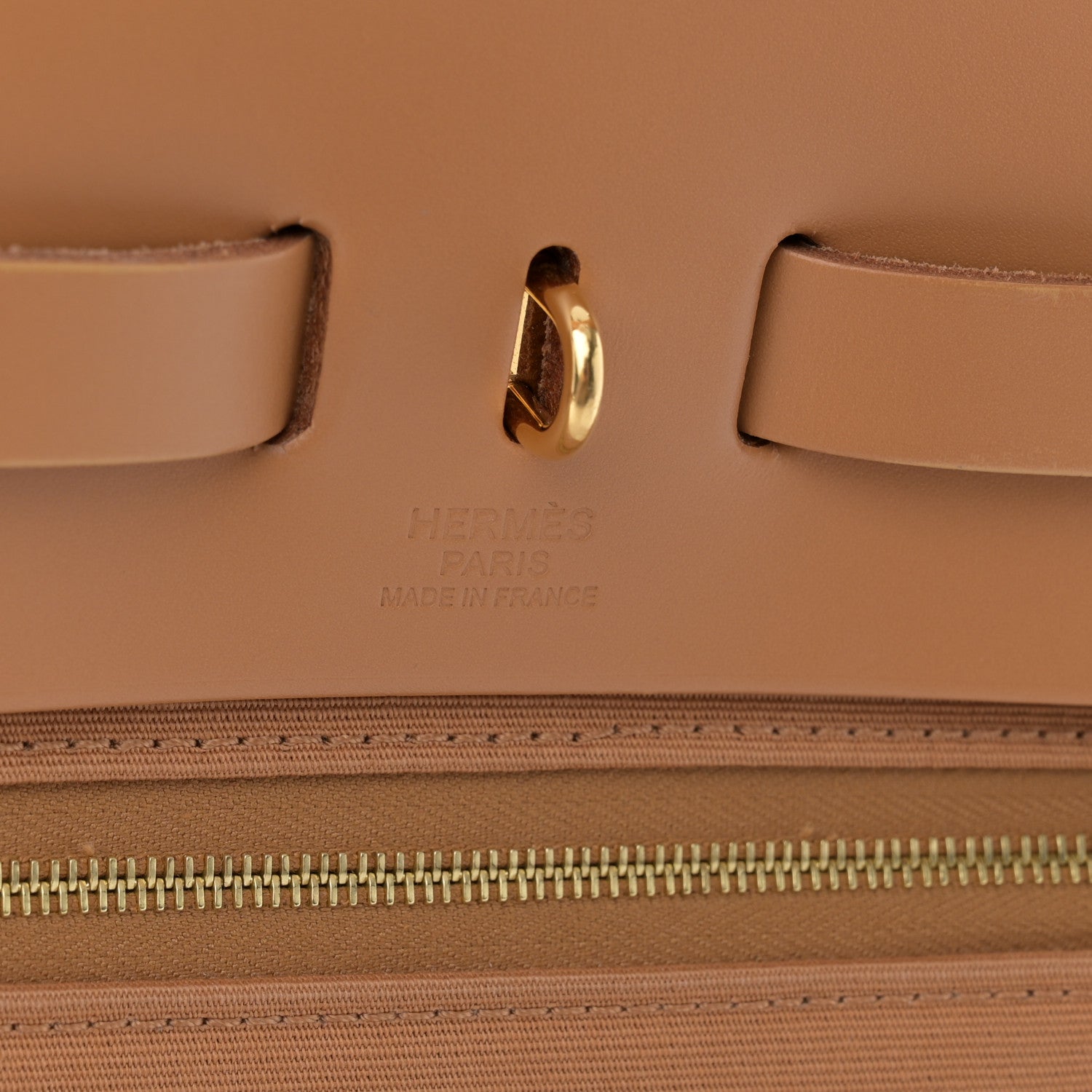 Hermes Toile Vache Hunter Herbag Zip Retourne 31 PM Etoupe Dune 7 of 12