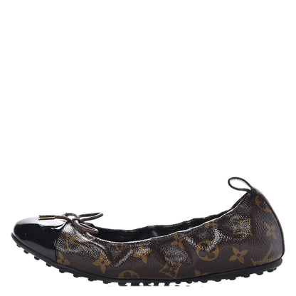 Louis Vuitton Monogram Flirty Ballerina Flats 39 Black 1 of 9