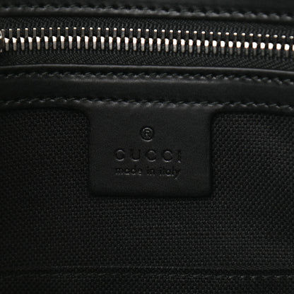 Gucci GG Supreme Monogram Appia Calfskin Web Briefcase Black 6 of 10