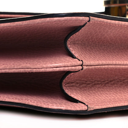 Gucci Dollar Calfskin Interlocking G Shoulder Bag Soft Pink 5 of 12