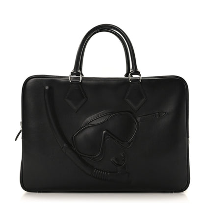 Hermes Evergrain Dr. No Plume 40 Black 1 of 8