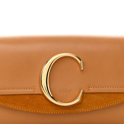 Chloe Calfskin Suede C Belt Bag Tan 7 of 10