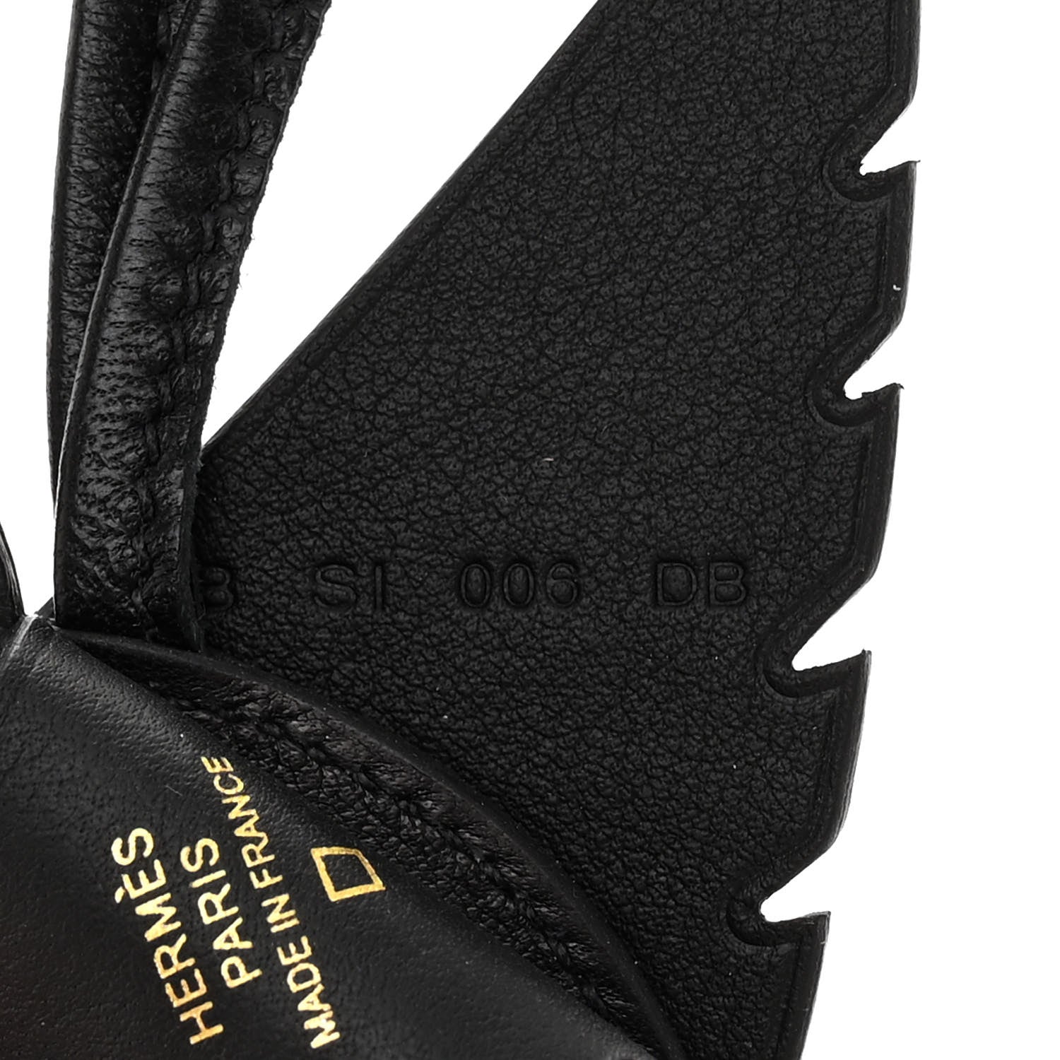Hermes Swift Alligator Birdy Bag Charm Black 4 of 5