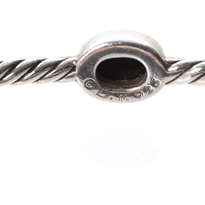David Yurman Sterling Silver Black Onyx Color Classics Cable Bangles Set of 2 6 of 6