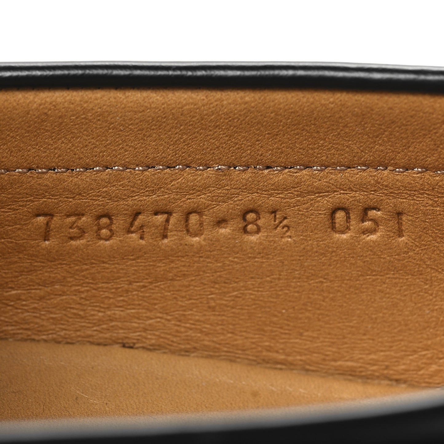 Calfskin Mens Interlocking G Millennial Ribot Loafers 8.5 Black