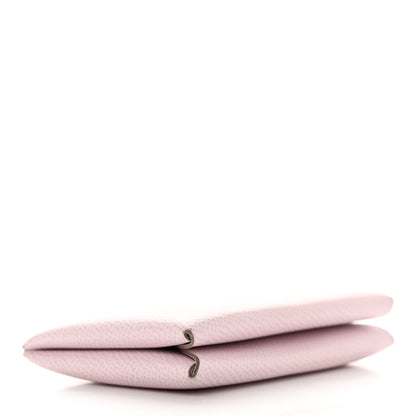 Hermes Epsom Calvi Card Case Mauve Pale 4 of 8