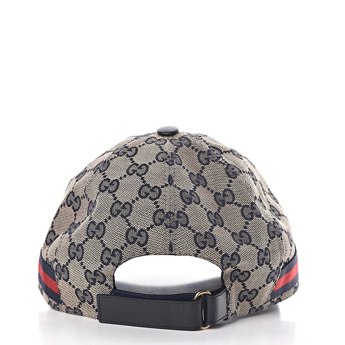 Monogram Web Baseball Hat S Beige Blue