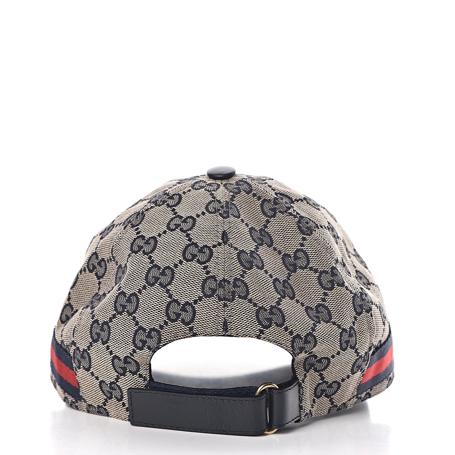 Gucci Monogram Web Baseball Hat S Beige Blue 2 of 10