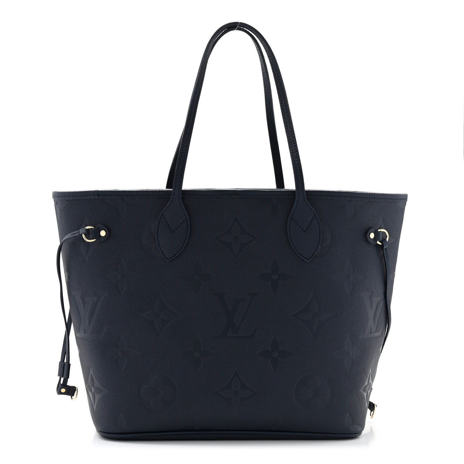 Louis Vuitton Empreinte Monogram Giant Neverfull MM Navy 1 of 11