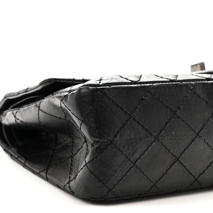 Chanel Aged Calfskin Quilted 2.55 Reissue 225 Flap So Black 9 of 10