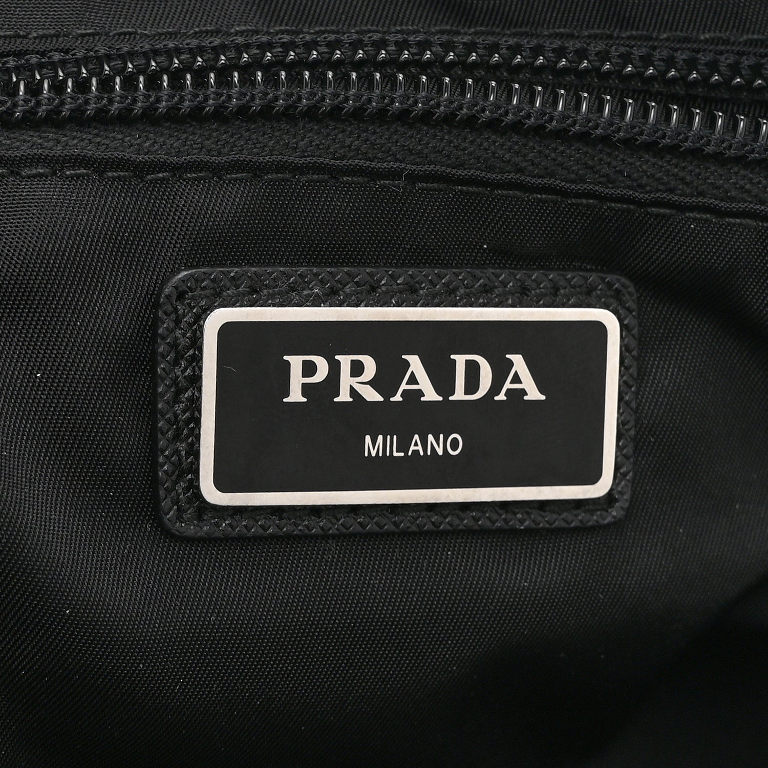 Prada Re-Nylon Saffiano Belt Bag L Black 7 of 11