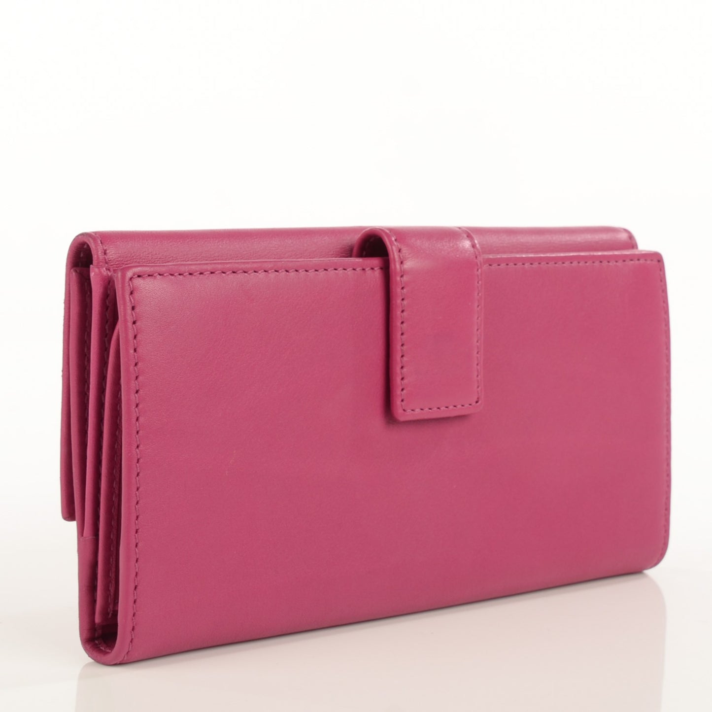 Calfskin Studded Soho Continental Wallet Peonia Flower