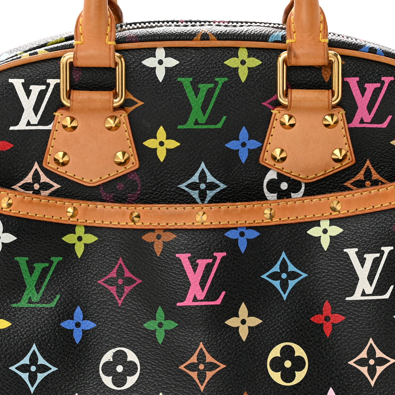 Louis Vuitton Monogram Multicolor Trouville Black 7 of 9