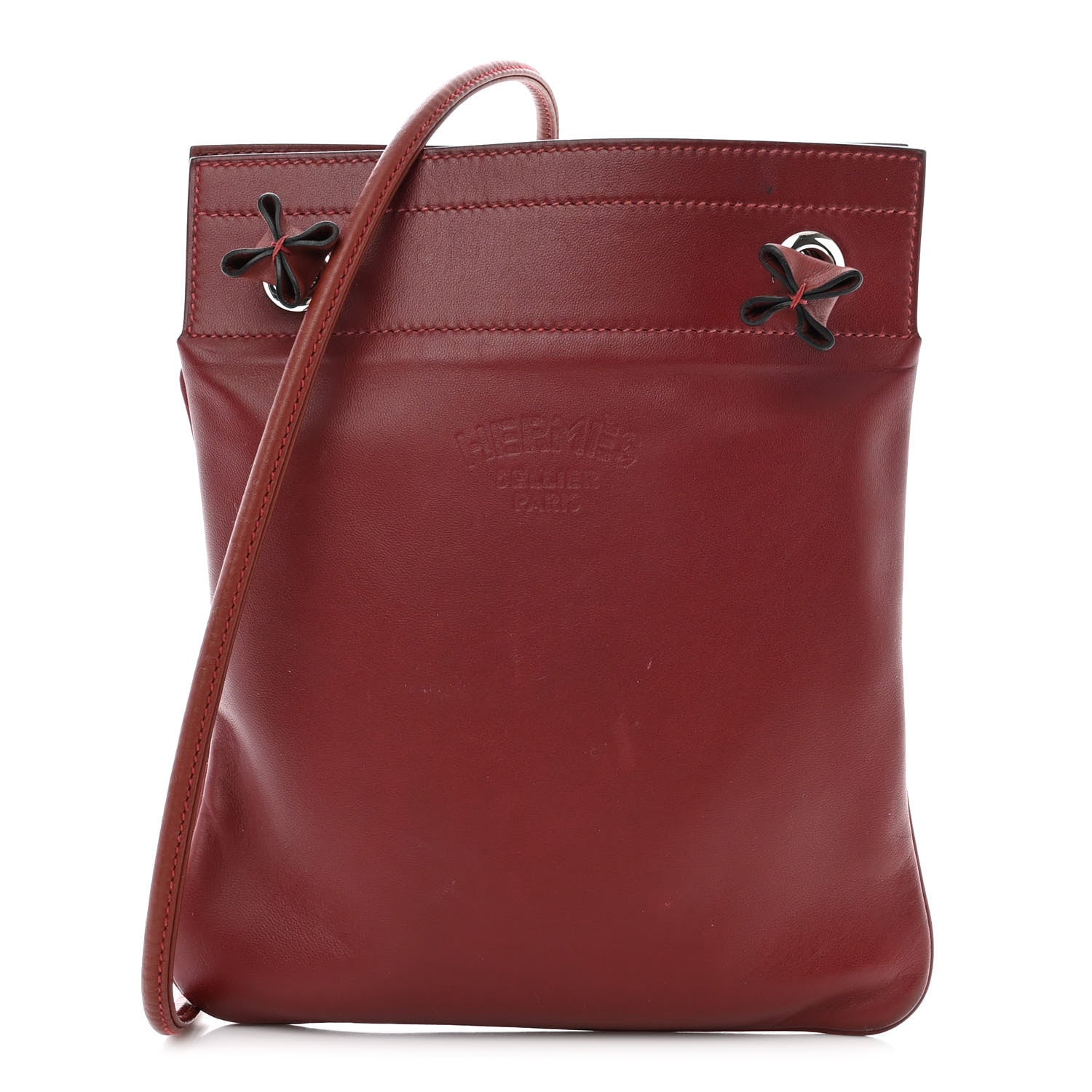 Hermes Milo Lambskin Swift Mini Aline Rouge H 1 of 12