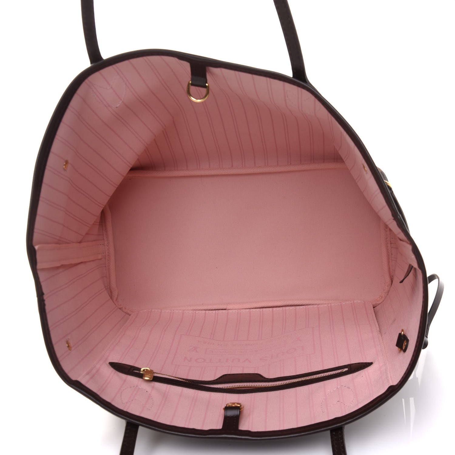 Louis Vuitton Damier Ebene Neo Neverfull MM Rose Ballerine 5 of 11