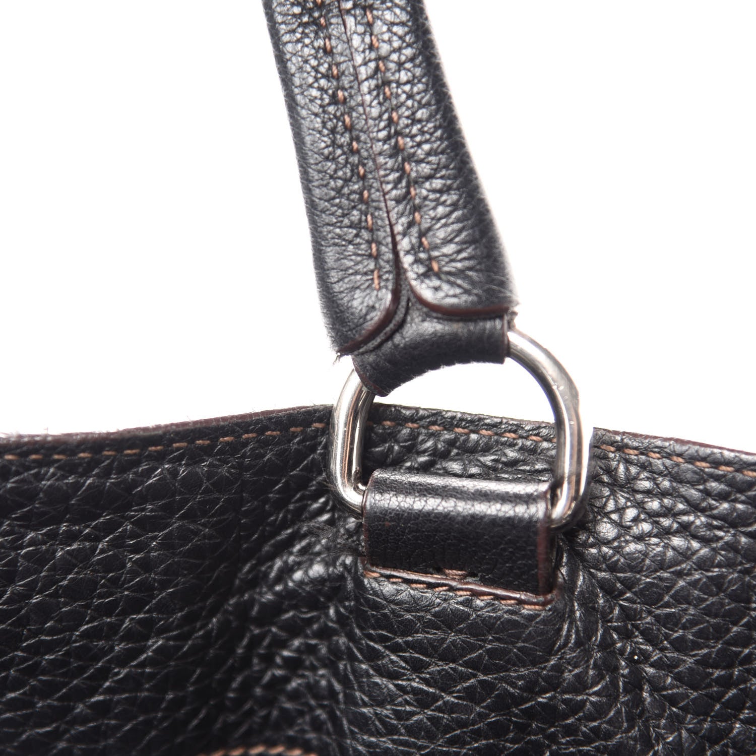 Prada Vitello Daino Shopping Tote Black 10 of 12