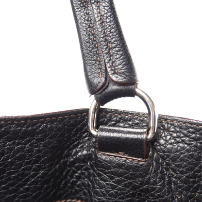 Prada Vitello Daino Shopping Tote Black 10 of 12